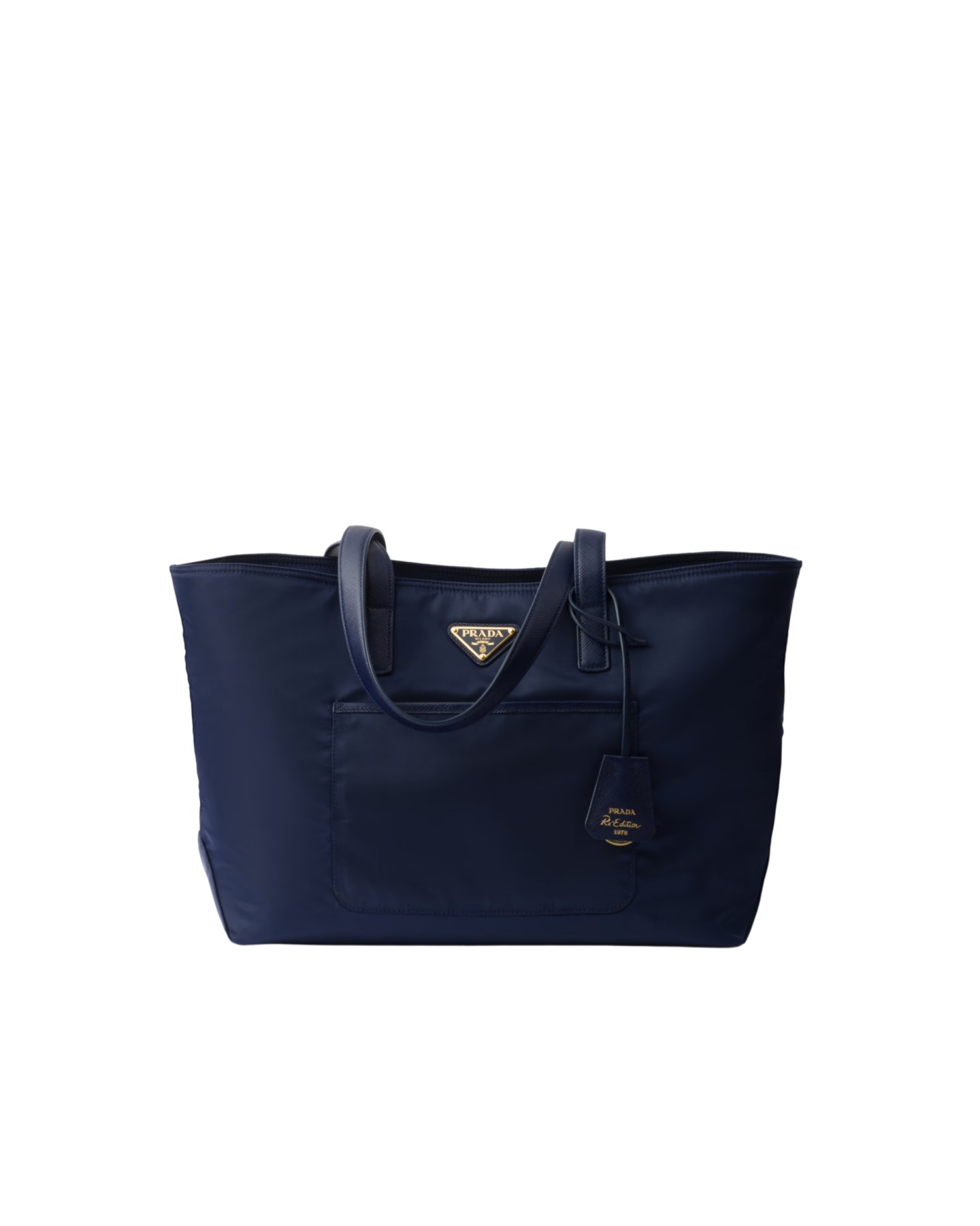 1BG555 Re-Nylon And Saffiano Leather Tote Bag