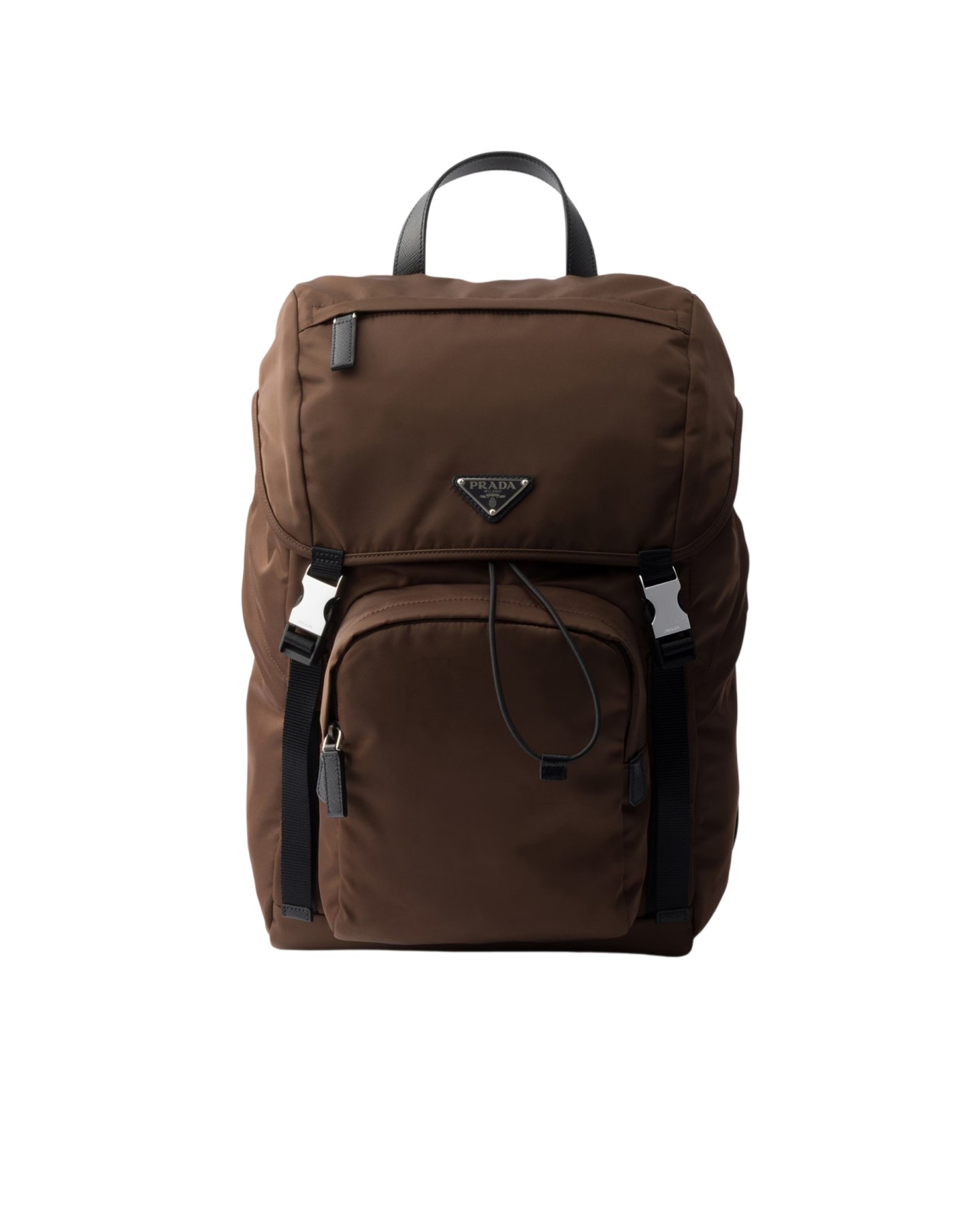 2VZ135 Re-Nylon And Saffiano Leather Backpack