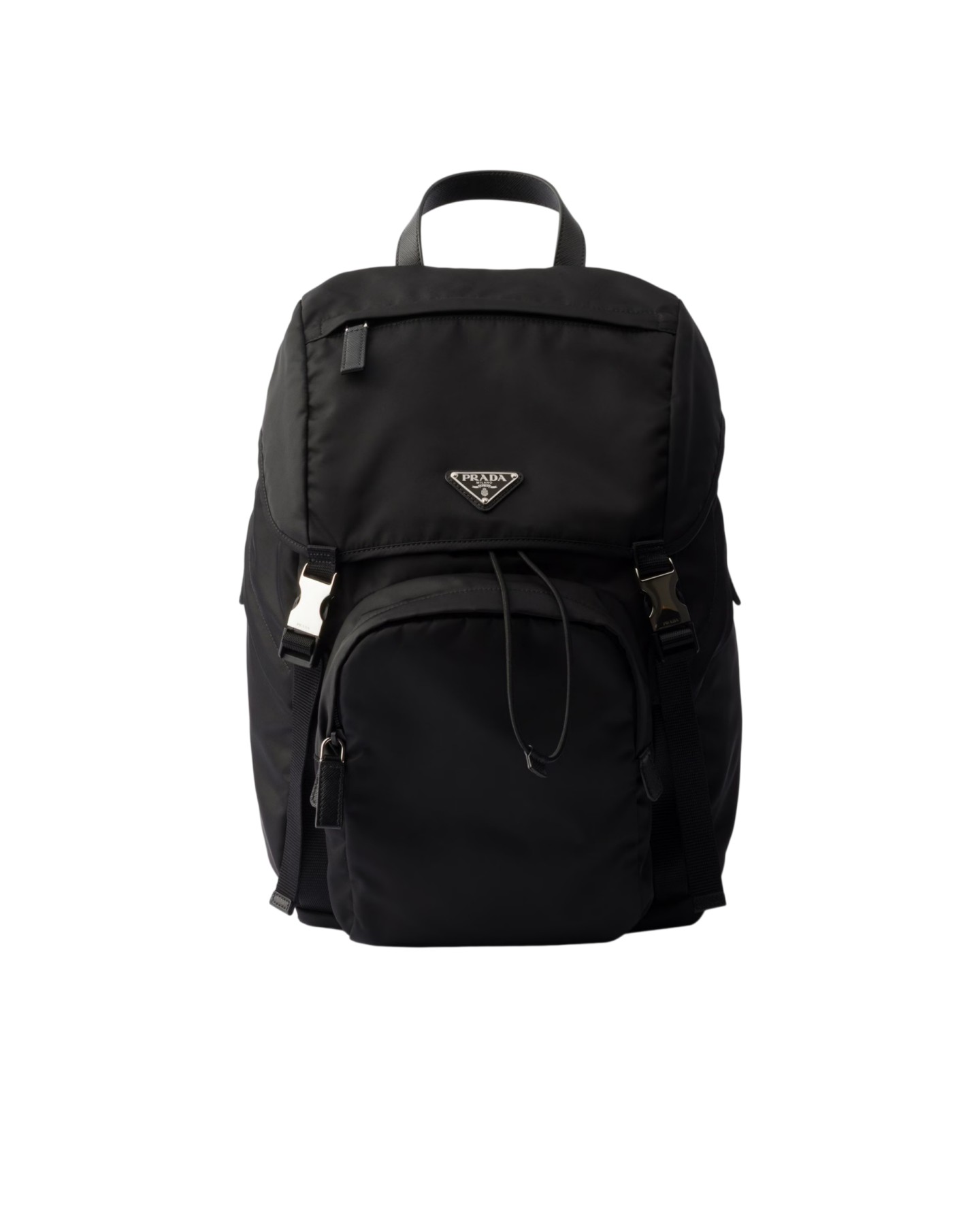 2VZ135 Re-Nylon And Saffiano Leather Backpack