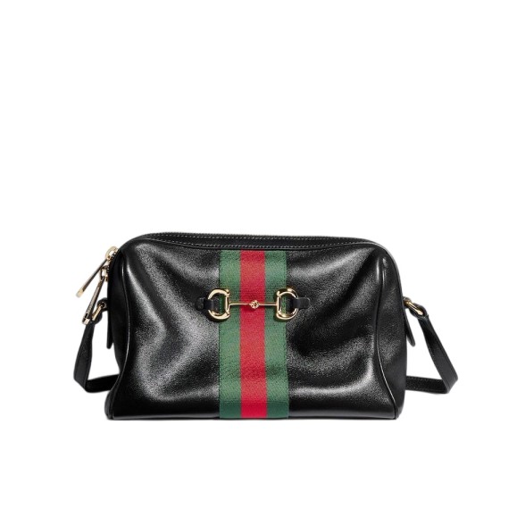Gucci Horsebit Web系列小号单肩相机包